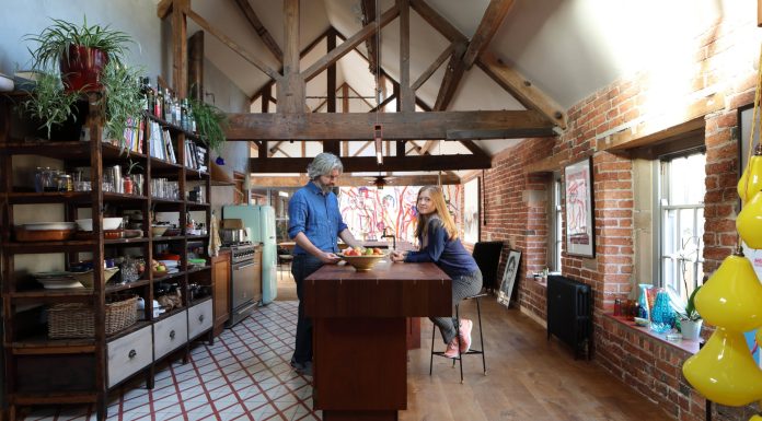Craft works: ‘We both make things – it was important our home reflected that’