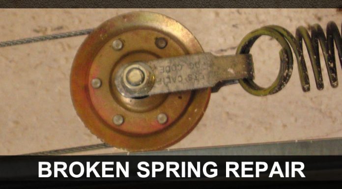 Garage Door Broken Spring Repairs Amarillo