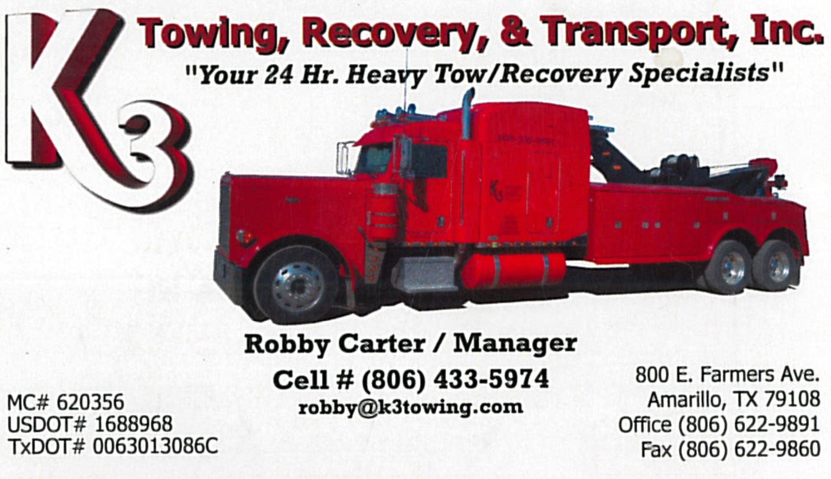Wrecker Service Company Amarillo