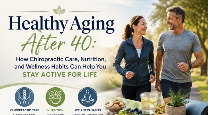 Healthy Aging After 40: How Chiropractic Care, Nutrition, and Wellness Habits Can Help You Stay Active for Life