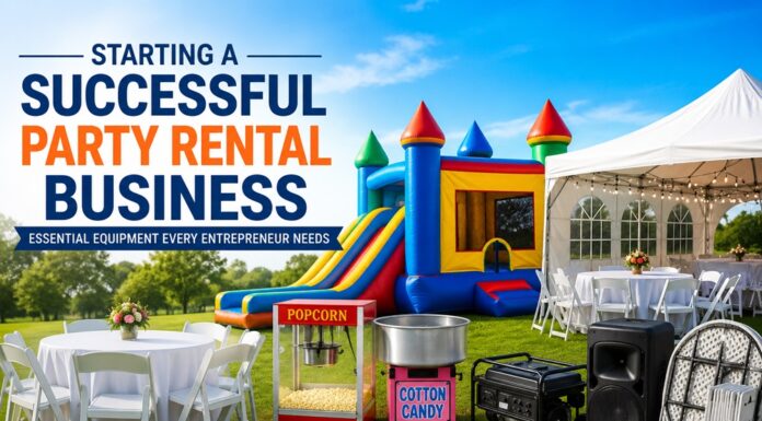 Starting a Successful Party Rental Business: Essential Equipment Every Entrepreneur Needs