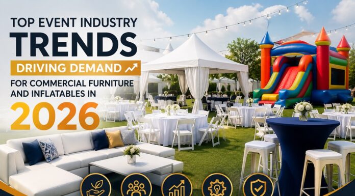 Top Event Industry Trends Driving Demand for Commercial Furniture and Inflatables in 2026