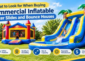 What to Look for When Buying Commercial Inflatable Water Slides and Bounce Houses