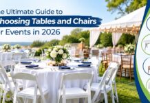 The Ultimate Guide to Choosing Tables and Chairs for Events in 2026